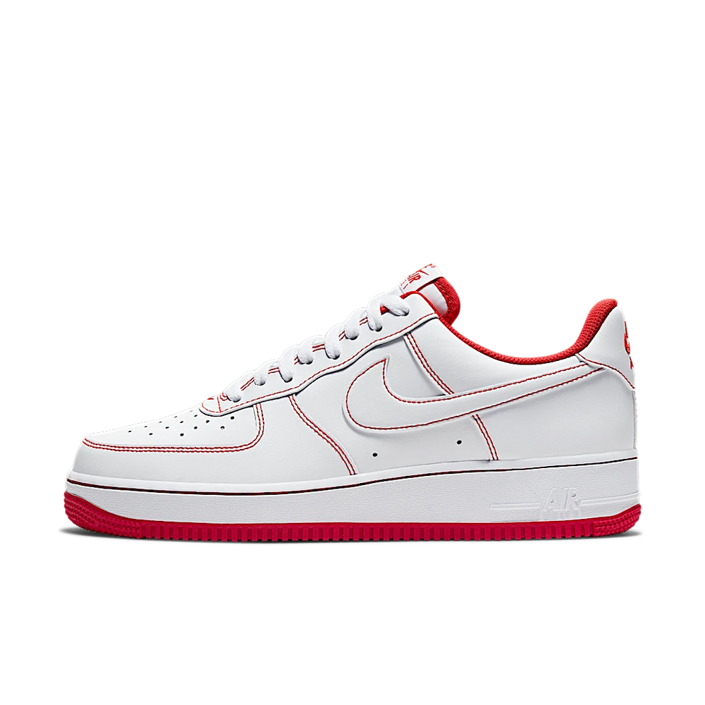 Nike Air Force 1 Low '07 White University Red-sneakers-Nike-pikastore.cz