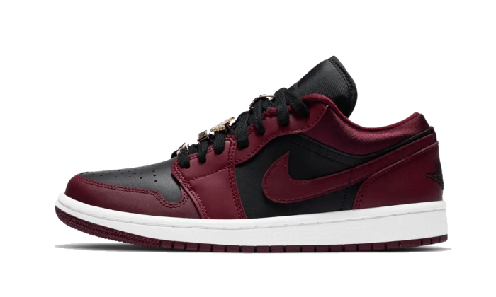 Nike Air Jordan 1 Low Black Dark Beetroot (Women's)-sneakers-Air Jordan-pikastore.cz