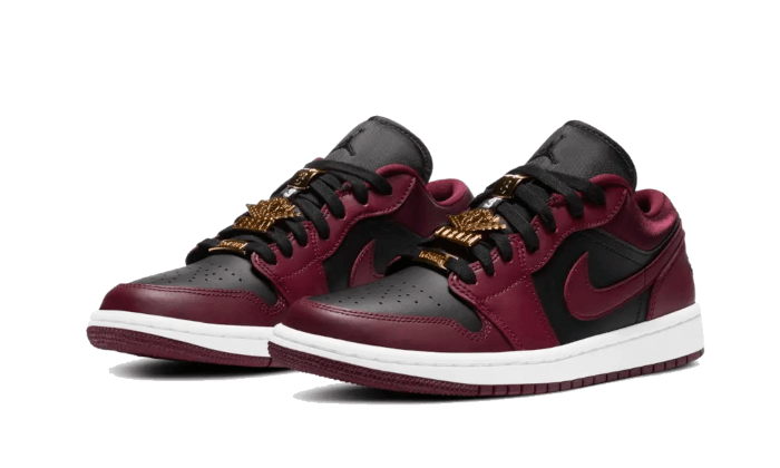 Nike Air Jordan 1 Low Black Dark Beetroot (Women's)-sneakers-Air Jordan-pikastore.cz