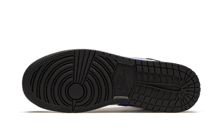 Nike Air Jordan 1 Mid Black Racer Blue White (GS)-sneakers-Air Jordan-pikastore.cz