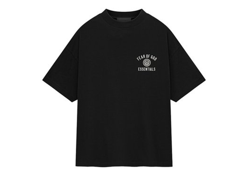 Fear of God Essentials S24 Stamp T-Shirt Black-Fear of God-pikastore.cz