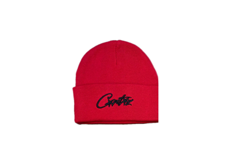 Corteiz Allstarz Folded Beanie Red-Corteiz-pikastore.cz