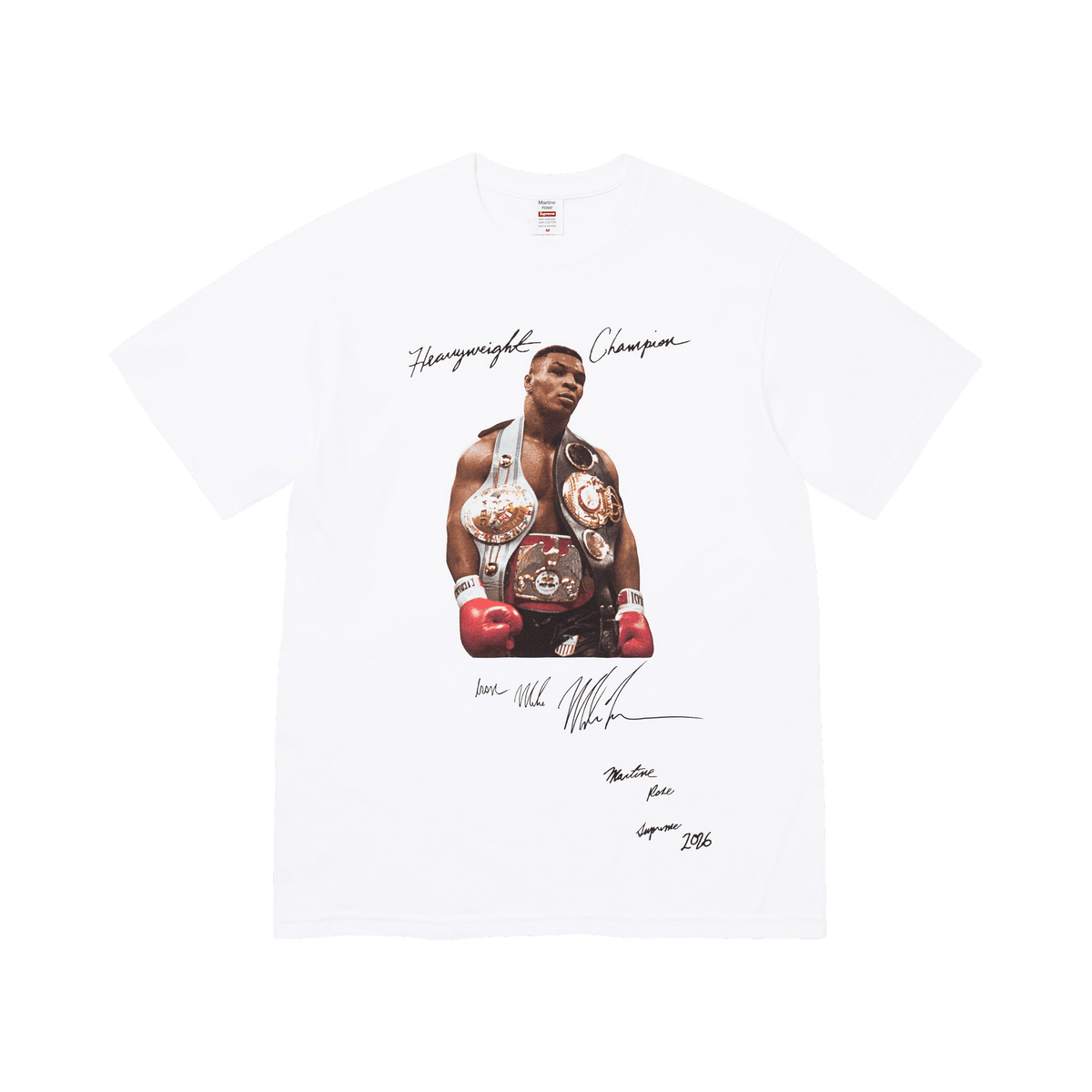 Supreme x Martine Rose Champion Tee White – T-Shirt