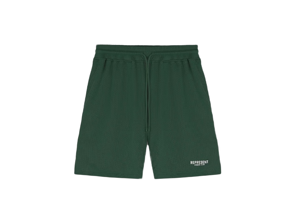 Represent Owners Club Mesh Shorts Green-Represent-pikastore.cz