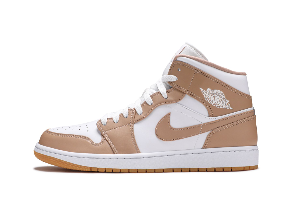 Nike Air Jordan 1 Mid Tan Gum-Air Jordan-pikastore.cz