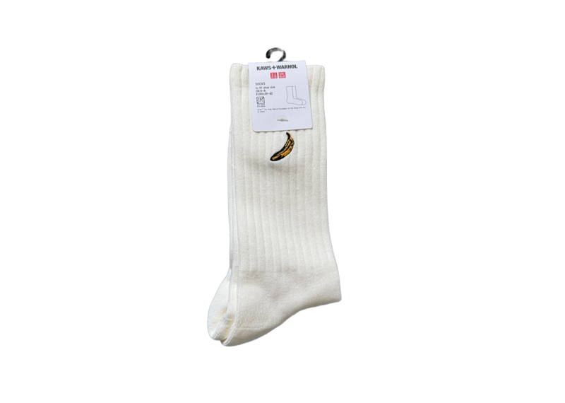 Kaws x Uniqlo Banana Socks White-Kaws-pikastore.cz