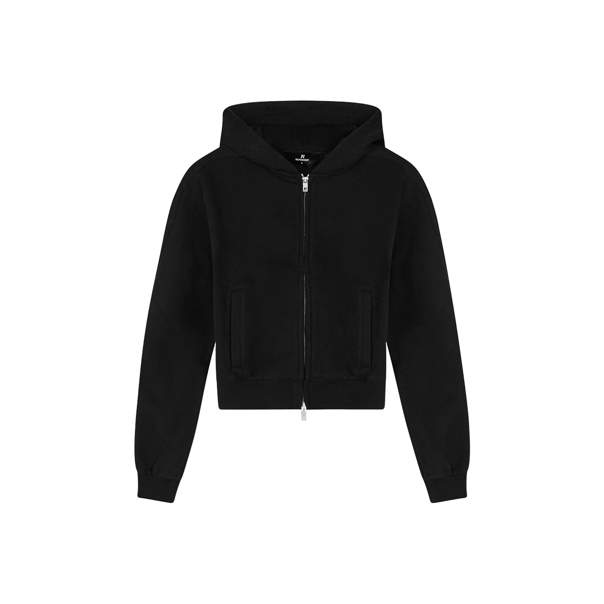 Represent WMNS Owners Club Slim Zip Hoodie Jet Black-Represent-pikastore.cz