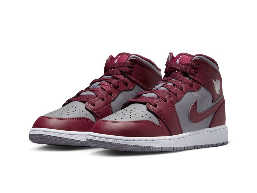Nike Air Jordan 1 Mid GS Cherrywood Red-Air Jordan-pikastore.cz