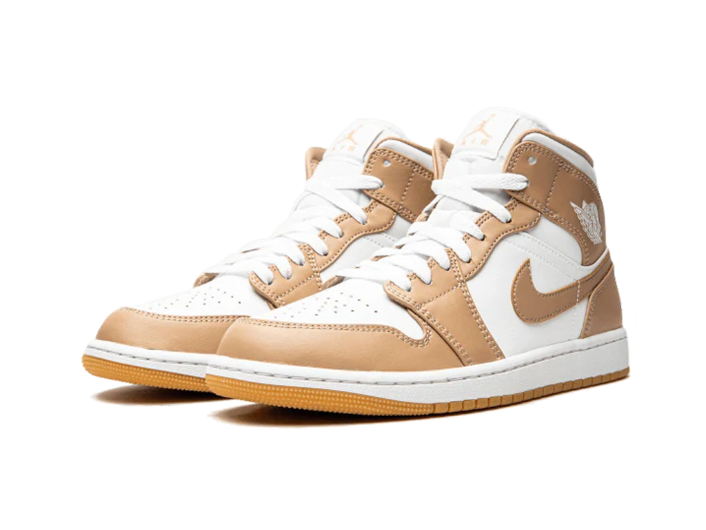 Nike Air Jordan 1 Mid Tan Gum-Air Jordan-pikastore.cz
