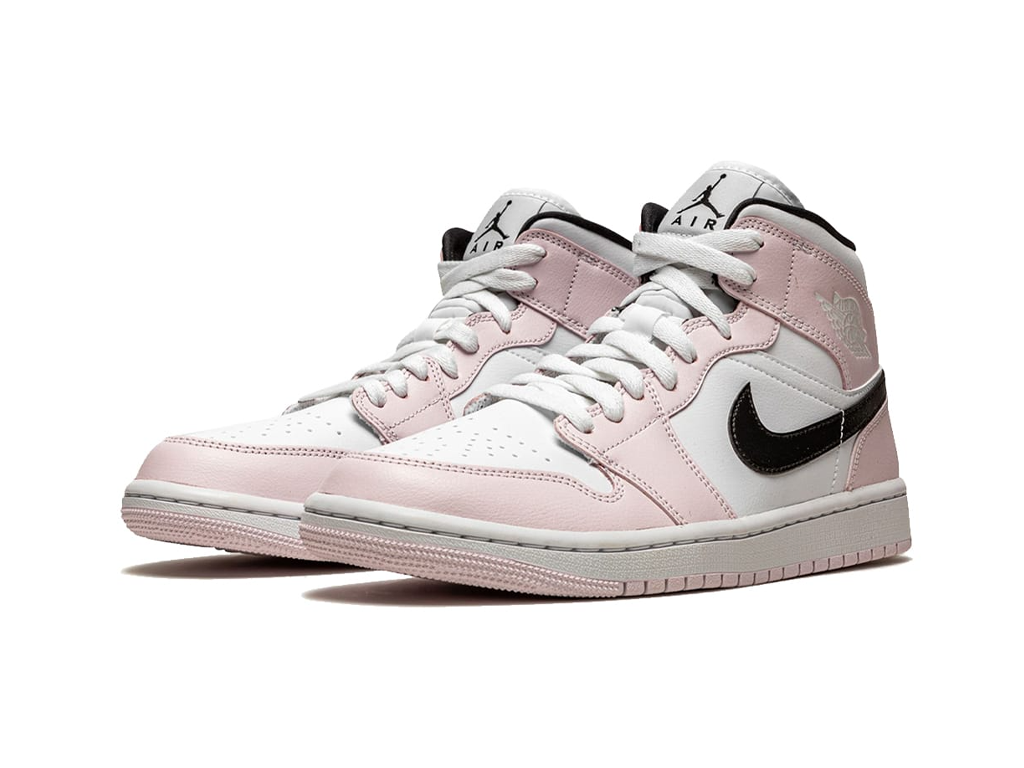 Nike Jordan 1 Mid Barely Rose (Women's)-sneakers-Air Jordan-pikastore.cz