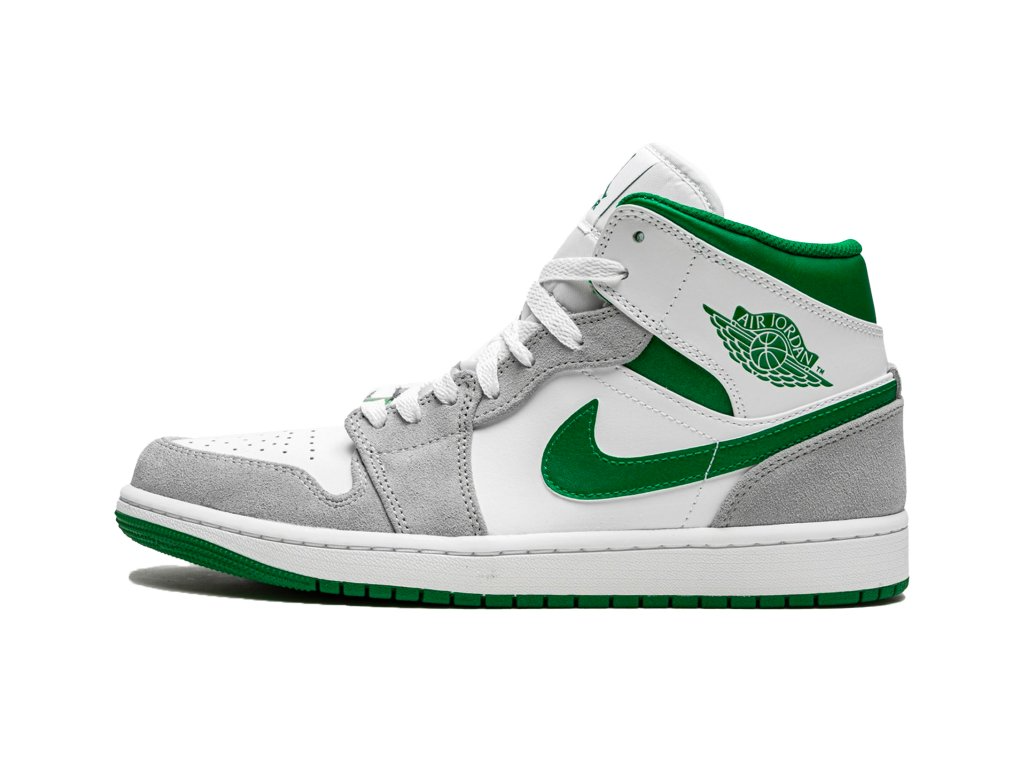 Nike Jordan 1 Mid SE Grey Green-sneakers-Air Jordan-pikastore.cz