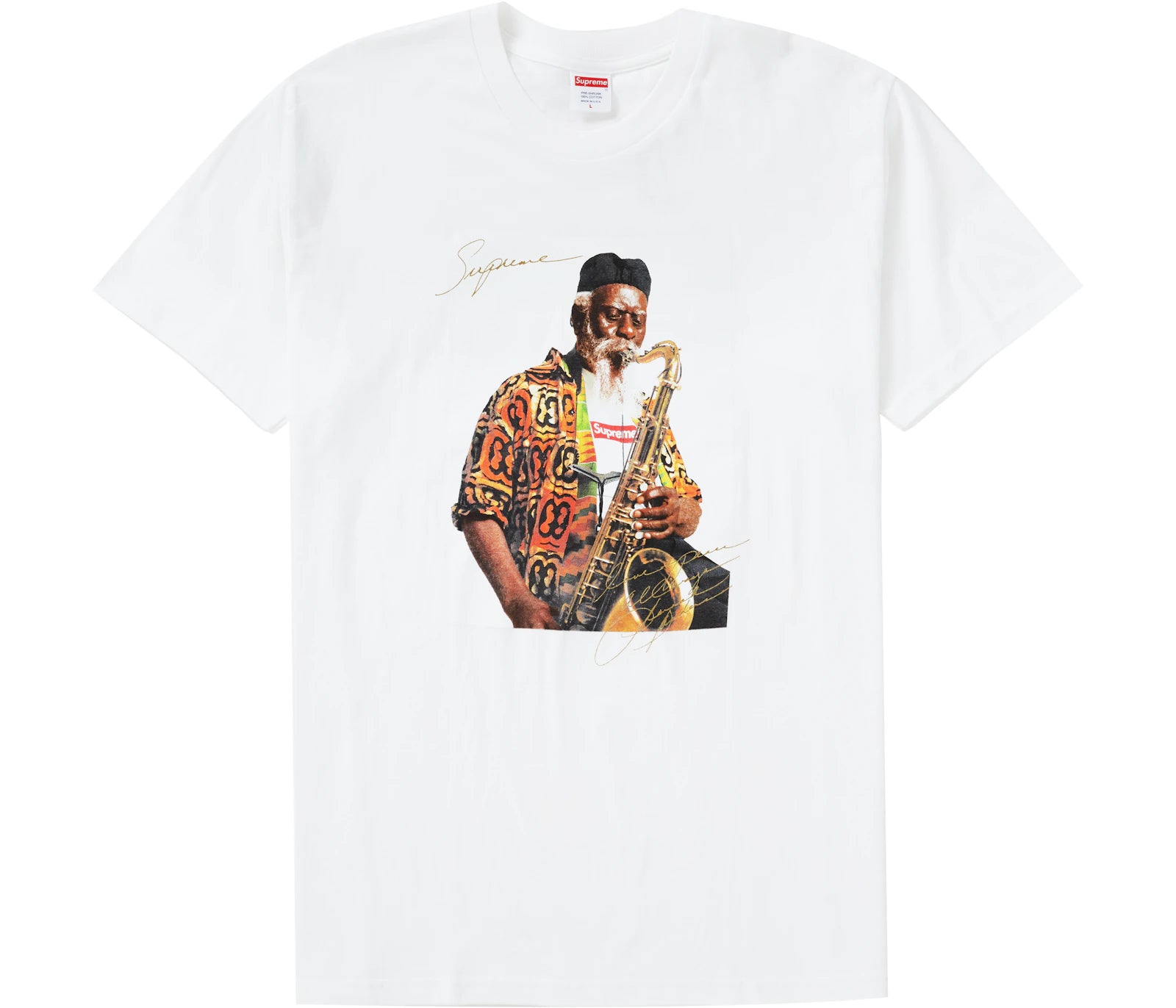 Supreme Pharoah Sanders Tee White-Supreme-pikastore.cz