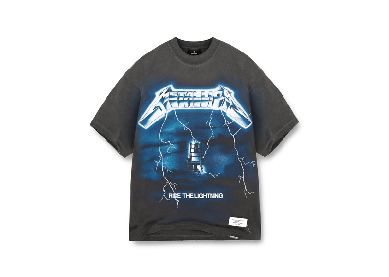 Represent Metallica Ride The Lightning T-shirt Vintage Grey