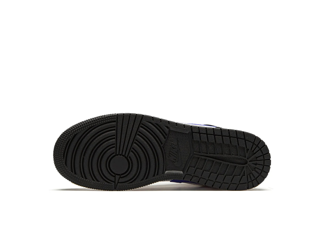 Nike Jordan 1 Mid Black Racer Blue White (GS)-sneakers-Air Jordan-pikastore.cz