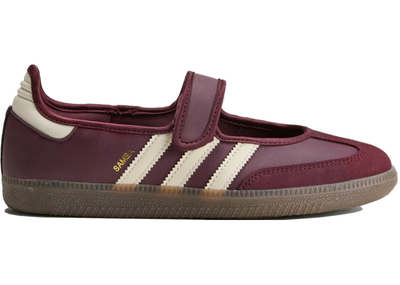 Adidas Samba Jane Maroon Cream-Adidas-pikastore.cz