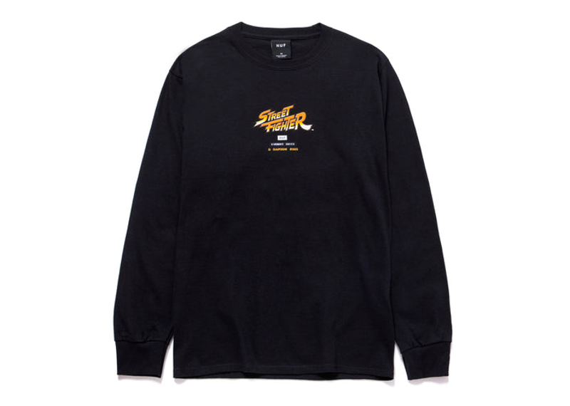 HUF Ending Longsleeve Tee Black