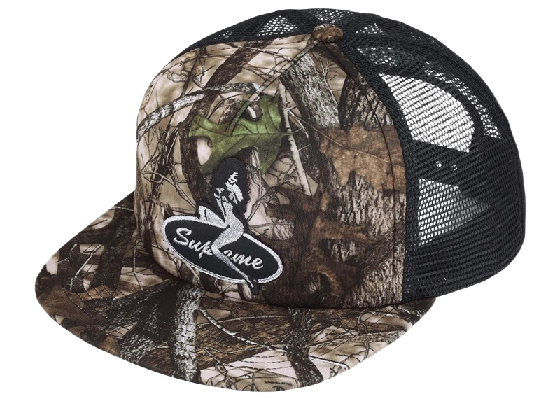 Supreme Pinup Mesh Back 5-Panel Brown Camo-Supreme-pikastore.cz