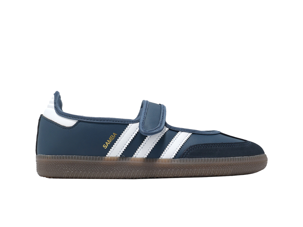 Adidas Wmns Samba Mary Jane Crew Navy White Gold Metallic-Adidas-pikastore.cz