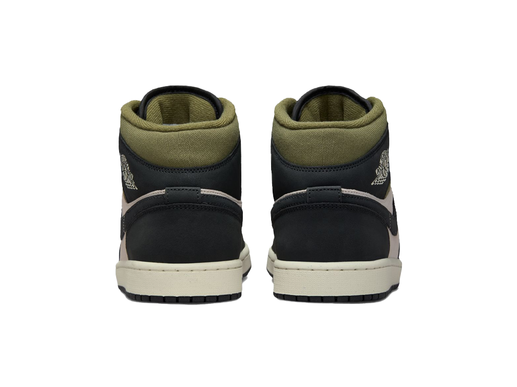 Air Jordan 1 Mid Off Noir Medium Olive