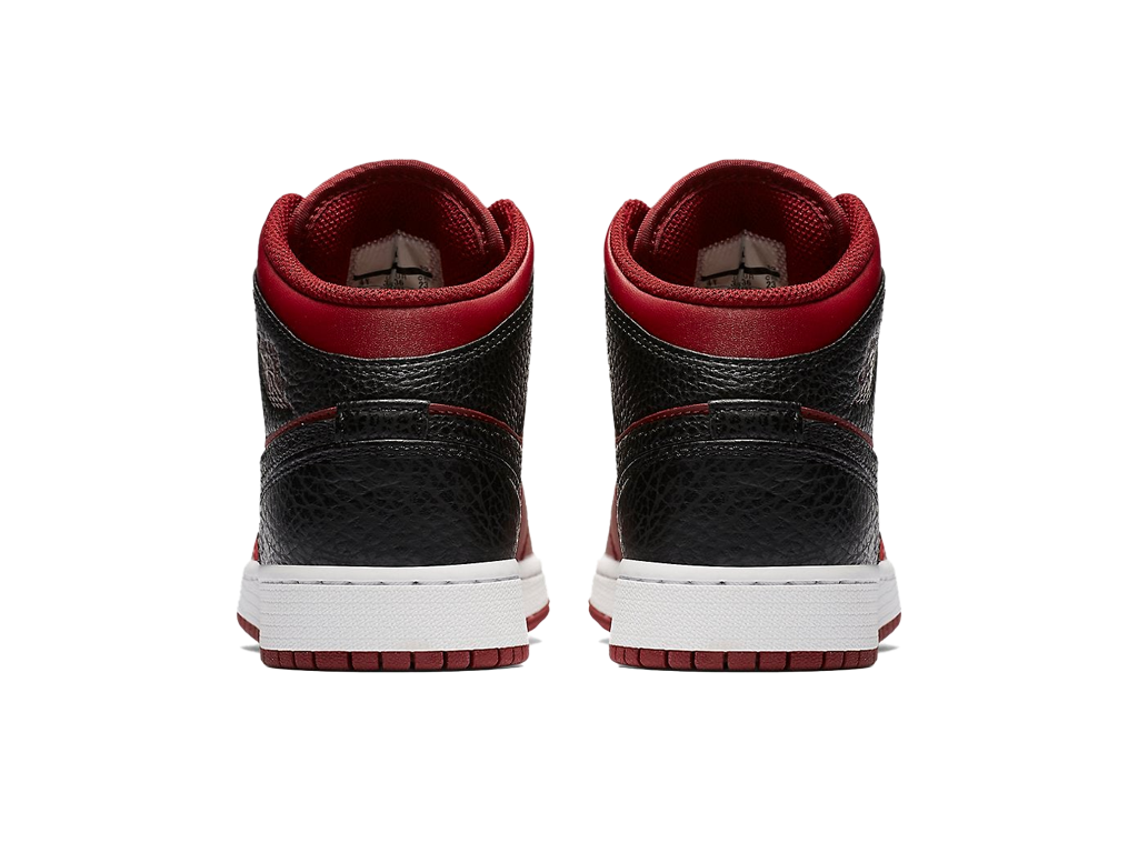 Air Jordan 1 Retro Mid GS Team Red Black-Air Jordan-pikastore.cz