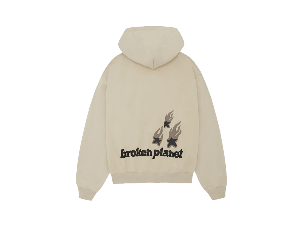 Broken Planet Heartless Love Hoodie Bone White-Broken Planet-pikastore.cz