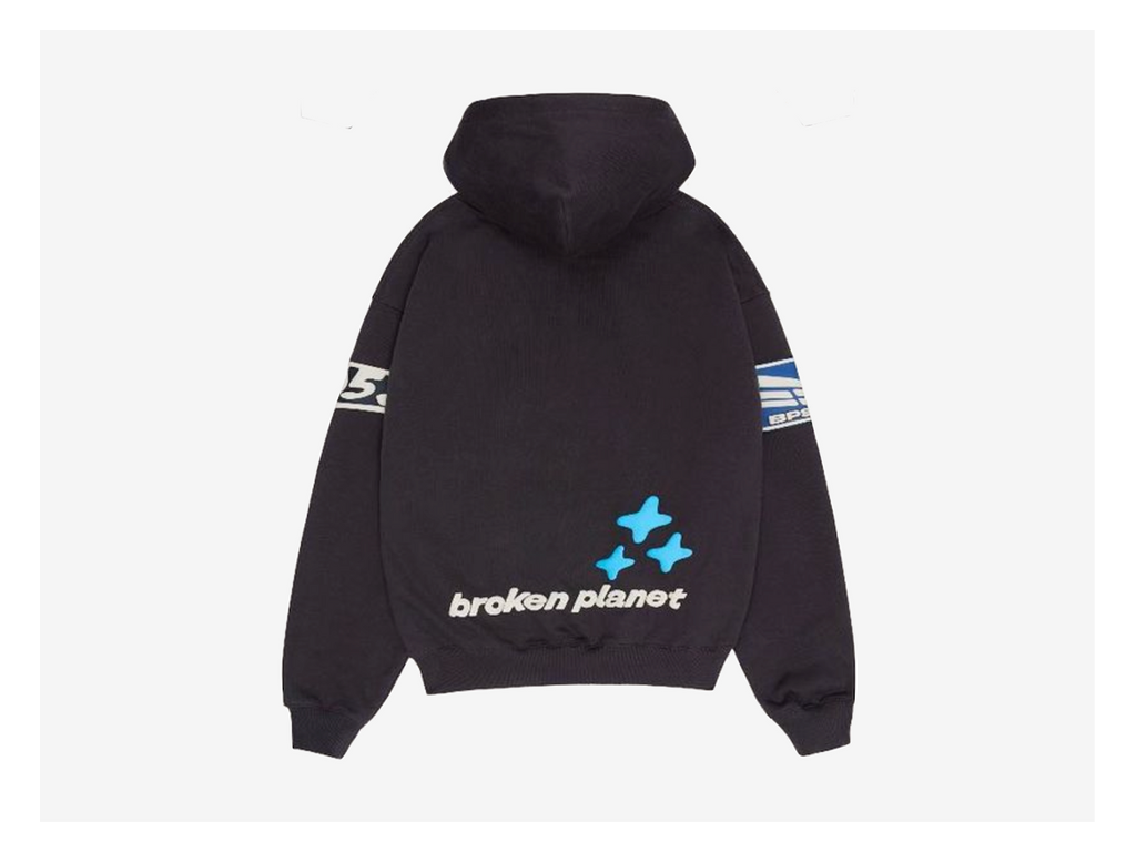 Broken Planet Escape To The Future Hoodie Soot Black-Broken Planet-pikastore.cz