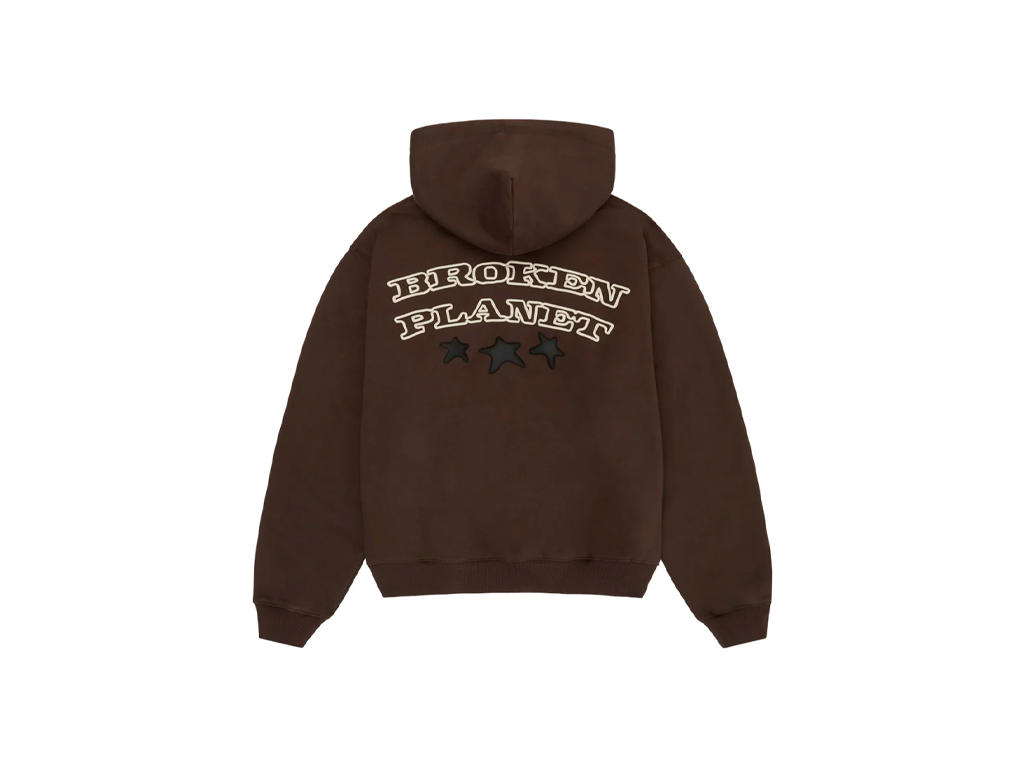 Broken Planet Out Of Service Hoodie Brown-Broken Planet-pikastore.cz