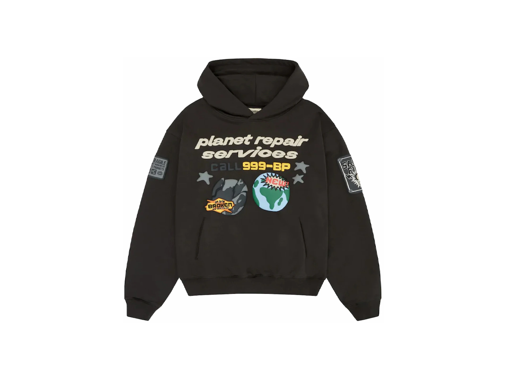 Broken Planet Repair Services Hoodie Soot Black-Broken Planet-pikastore.cz