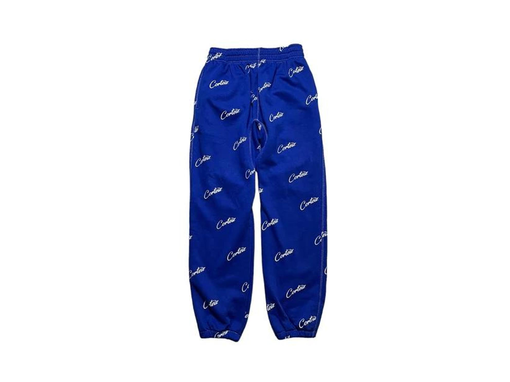 Corteiz All Over Print Joggers Royal Blue-Corteiz-pikastore.cz