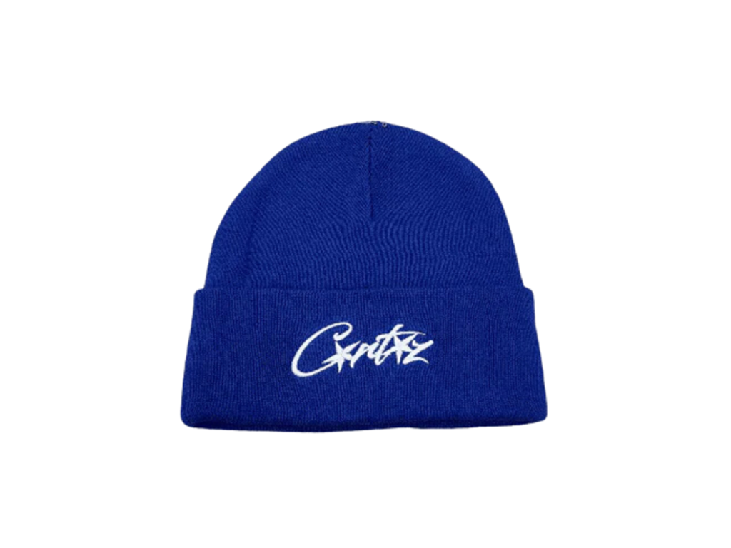 Corteiz Allstarz Folded Beanie Blue-Corteiz-pikastore.cz