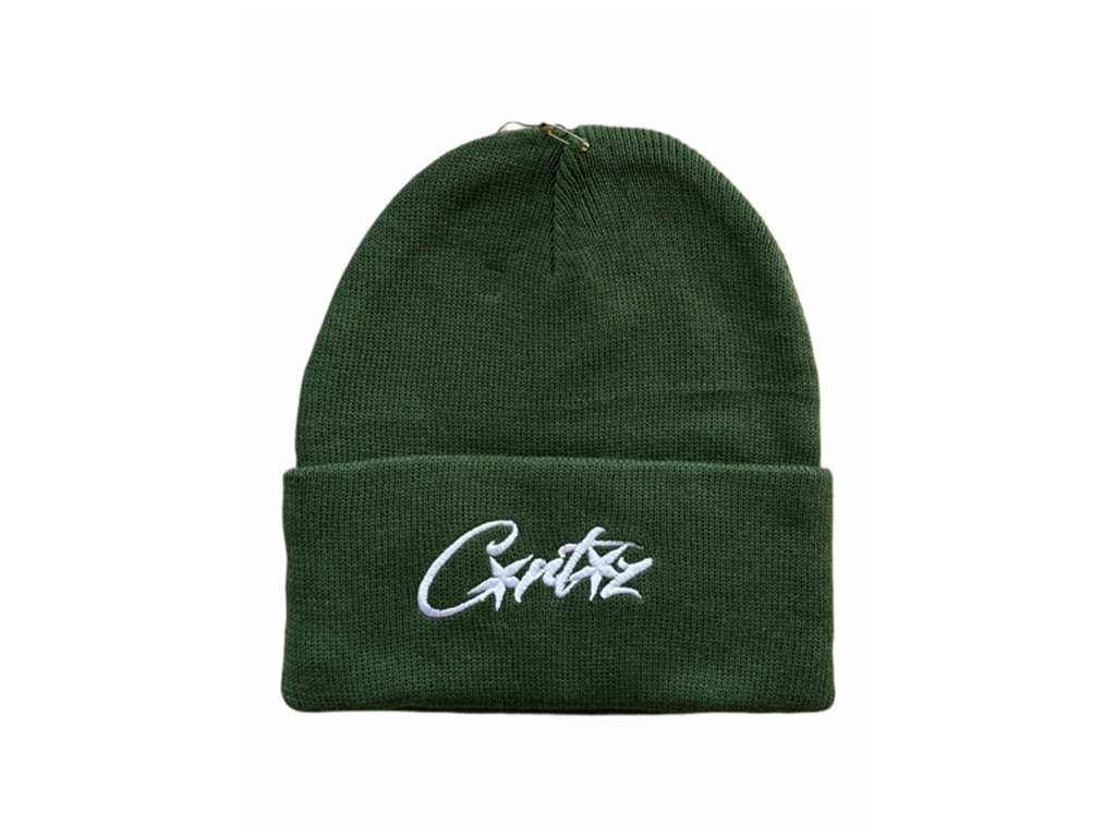Corteiz Allstarz Folded Beanie Green-Corteiz-pikastore.cz