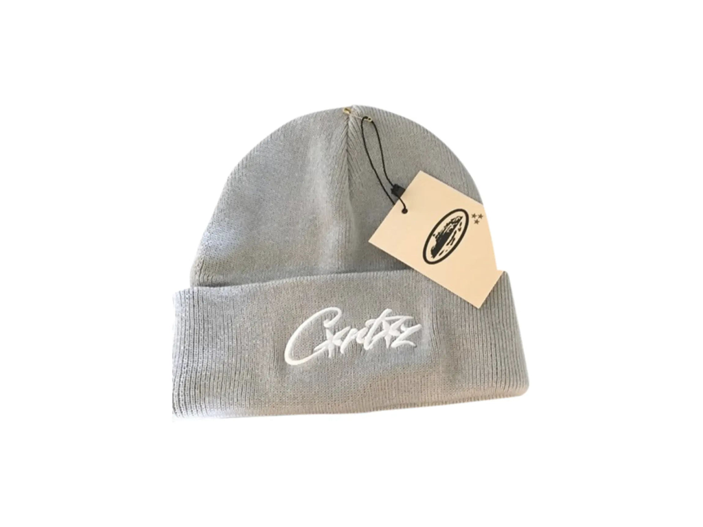 Corteiz Allstarz Folded Beanie Grey-Corteiz-pikastore.cz