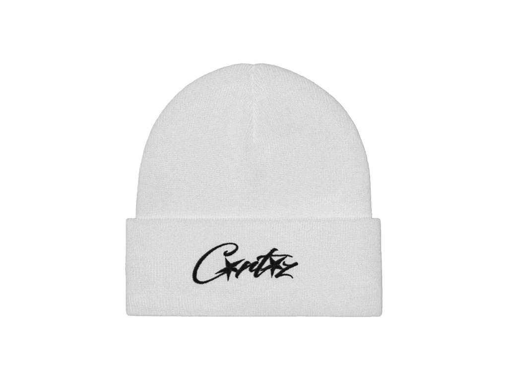 Corteiz Allstarz Folded Beanie White-Corteiz-pikastore.cz