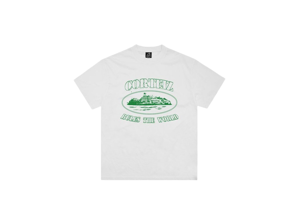 Corteiz CRTZ OG Alcatraz Tee White-Corteiz-pikastore.cz