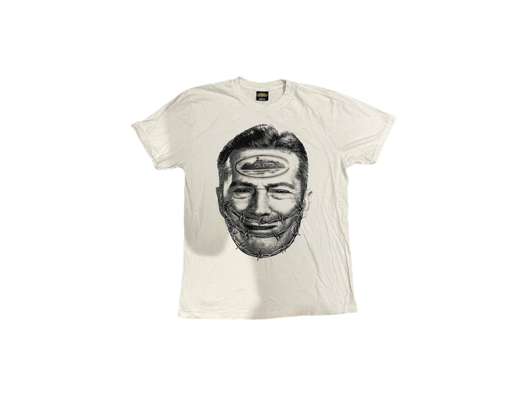 Corteiz Dead Prezzy Tee White Black-Corteiz-pikastore.cz