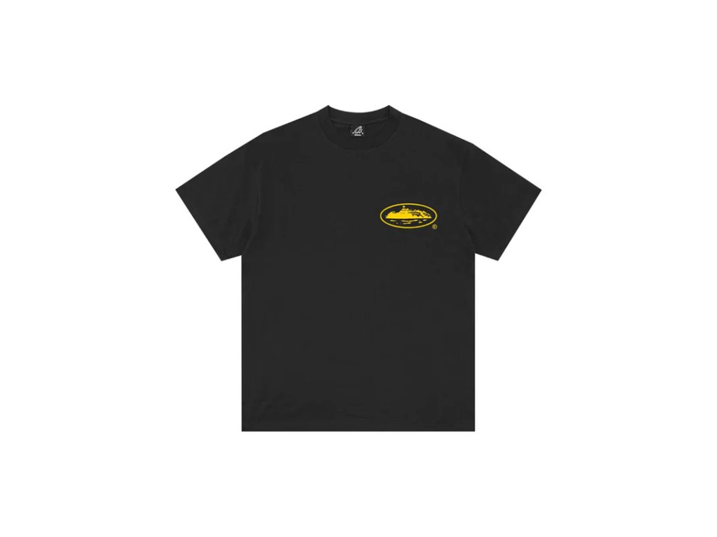 Corteiz OG Island Tee Black/Yellow-Corteiz-pikastore.cz