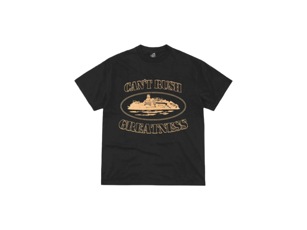 Corteiz x Central Cee Cant Rush Greatness Tee Black-Corteiz-pikastore.cz