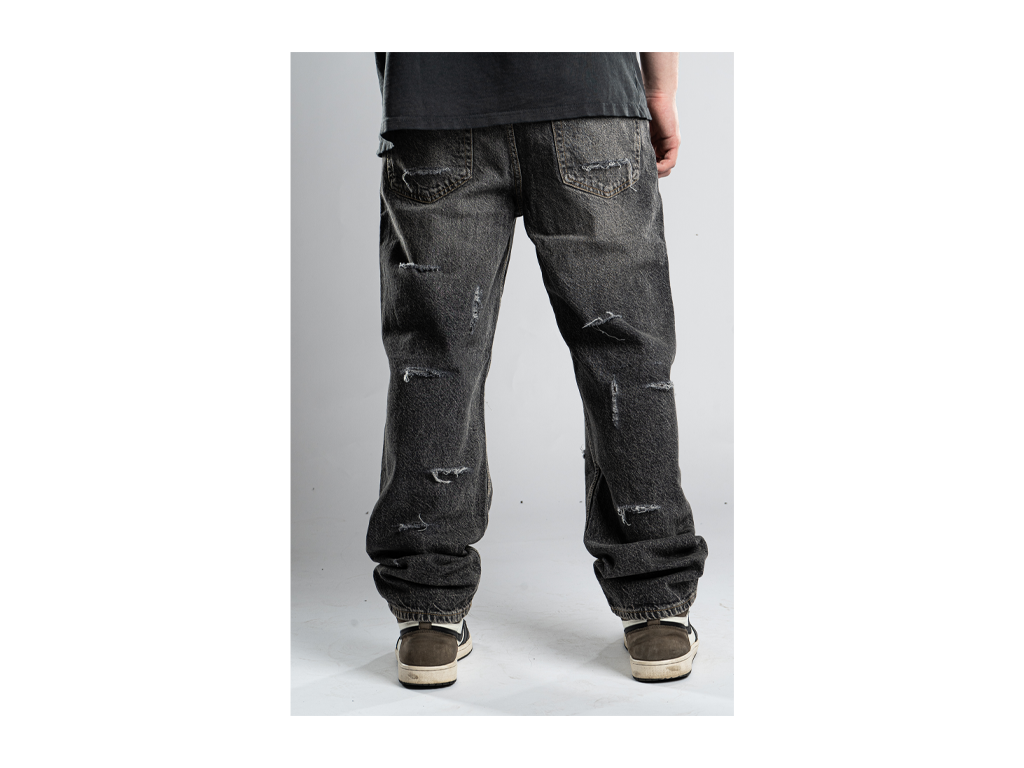 Custom Basic Distressed Jeans-Kalhoty-Custompantsprg-pikastore.cz