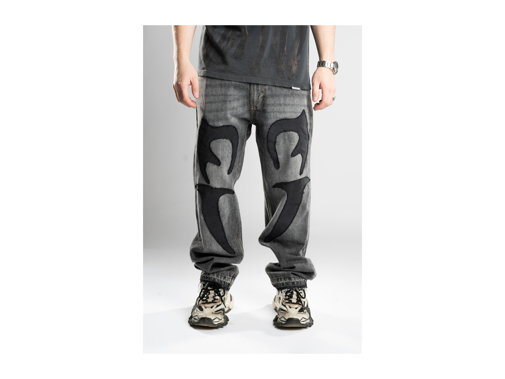 Custom Tribal v2 Jeans-Kalhoty-Custompantsprg-pikastore.cz
