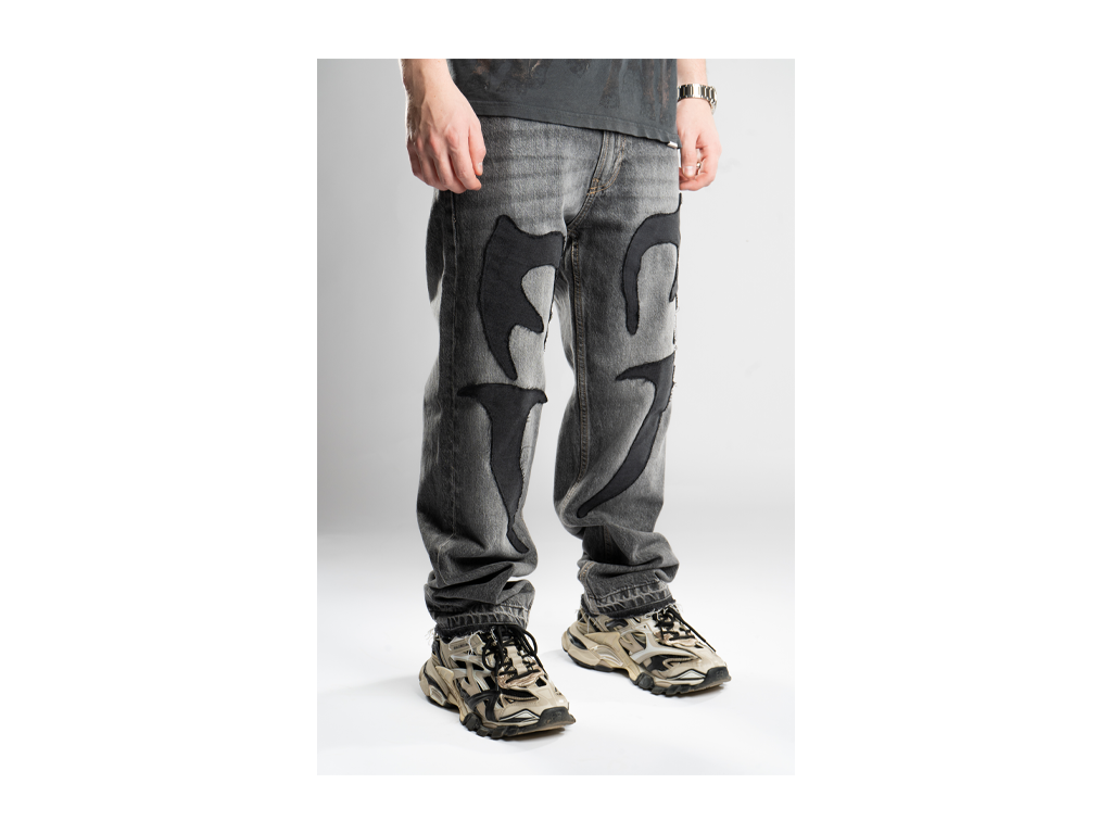 Custom Tribal v2 Jeans-Kalhoty-Custompantsprg-pikastore.cz