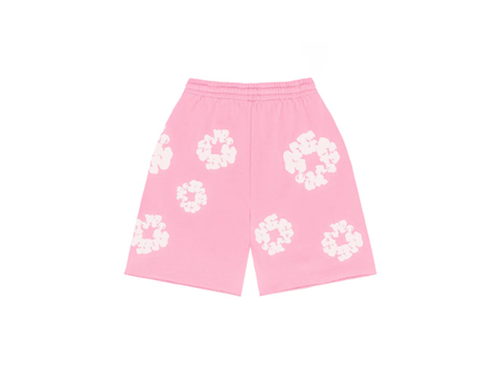 Denim Tears The Cotton Wreath Shorts Pink-Denim Tears-pikastore.cz