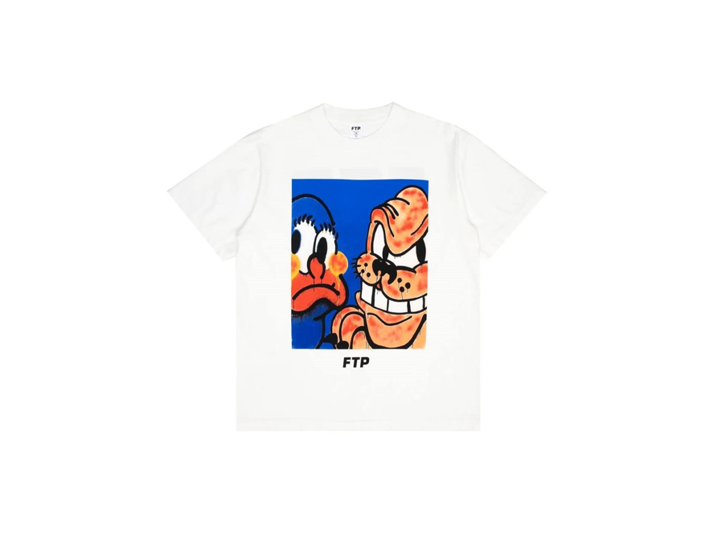 FTP x Slawn Dog Tee White-FTP-pikastore.cz