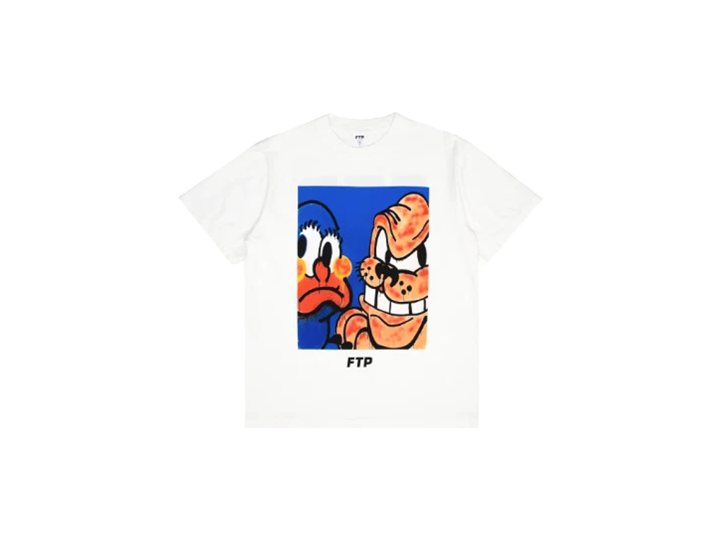 FTP x Slawn Dog Tee White-FTP-pikastore.cz
