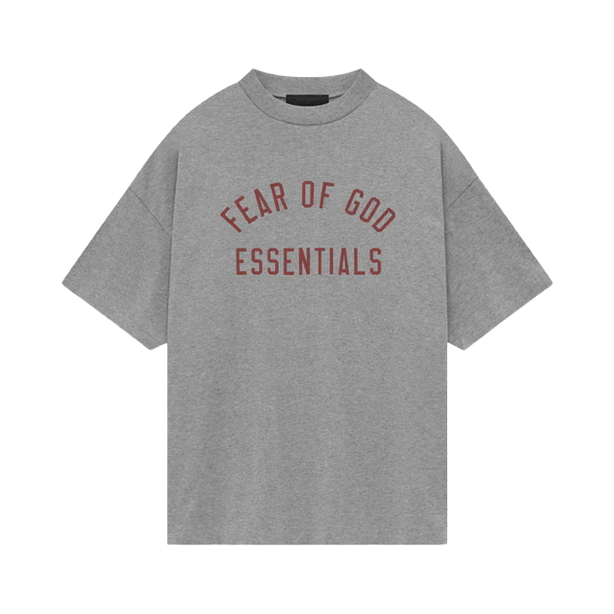 Fear of God Essentials Jersey Crewneck S24 T-Shirt Dark Heather-Fear of God-pikastore.cz