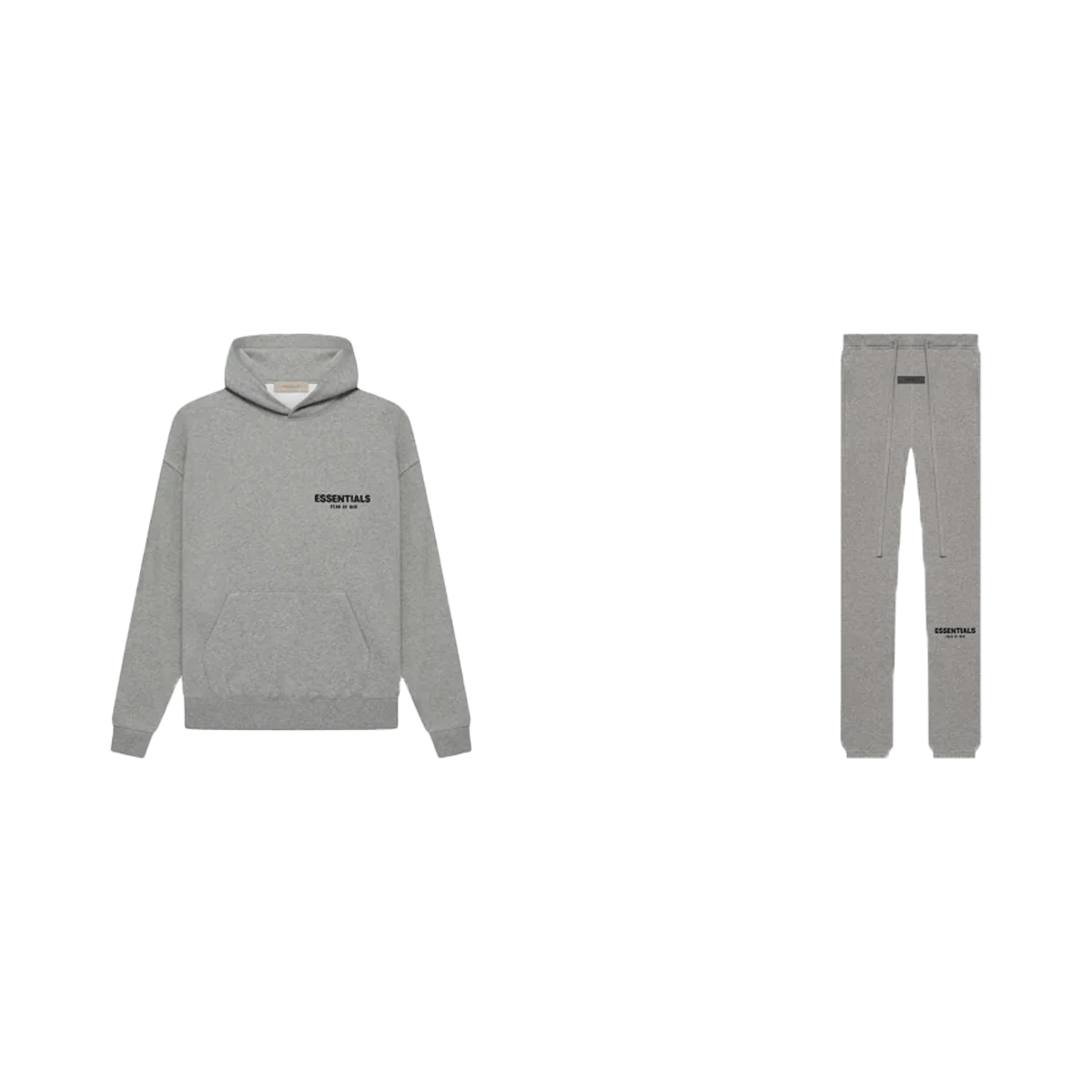 Fear of God Essentials S22 Sweatpants + S22 Hoodie Dark Oatmeal - SET-Bundle-Fear of God-pikastore.cz