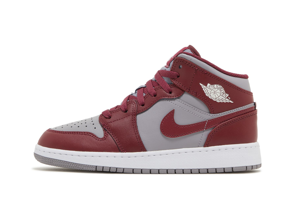 Nike Air Jordan 1 Mid GS Cherrywood Red-Air Jordan-pikastore.cz
