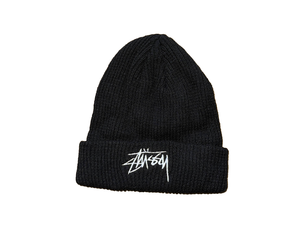 Stussy Beanie Black-Clothing-Stussy-pikastore.cz