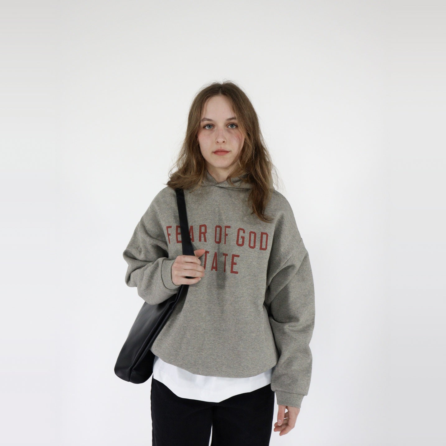 Fear of God Essentials Fleece Hoodie S24 Dark Heather - PIKASTORE-Clothing-Fear of God-pikastore.cz