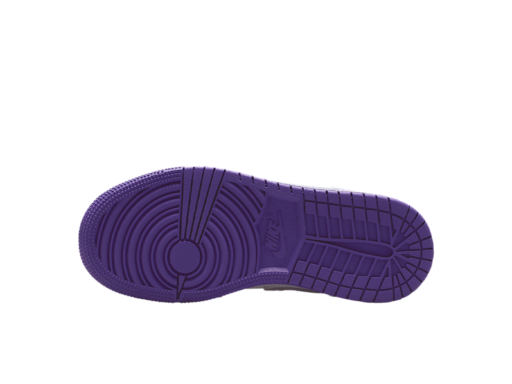 Jordan 1 Low Court Purple White Dusty Amethyst (GS)-Nike-pikastore.cz