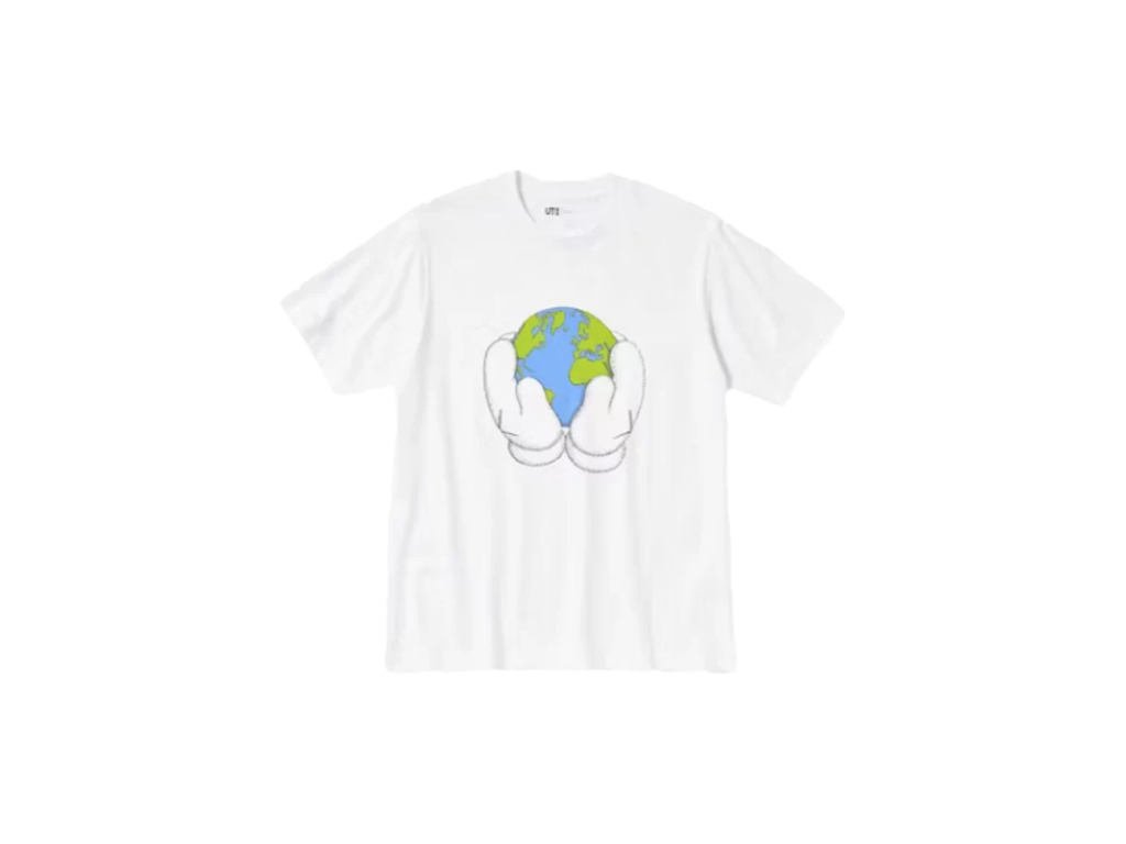 KAWS x Uniqlo Peace For All S/S Graphic T-shirt (US Sizing) White-Kaws-pikastore.cz
